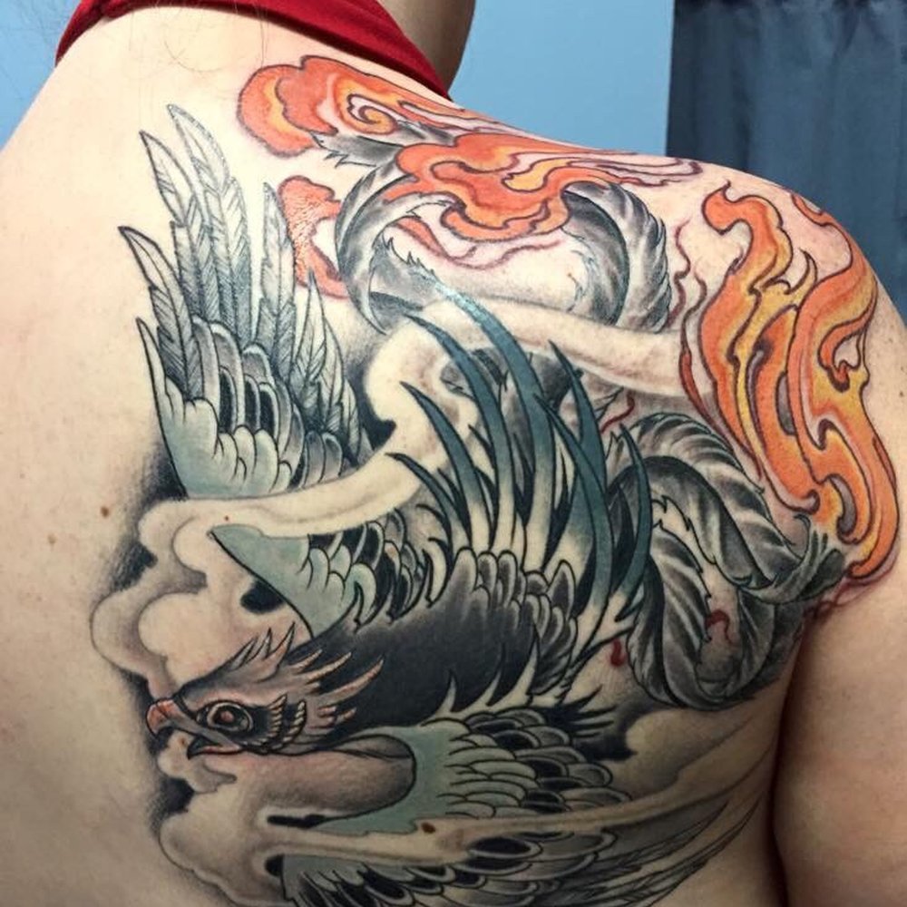 Timeless Tattoo - Completed tattoo - Phoenix. - Tattoo Near Me - Atlanta, Georgia Timeless Tattoo - Completed tattoo - Phoenix. - Tattoo Near Me - Atlanta, Georgia