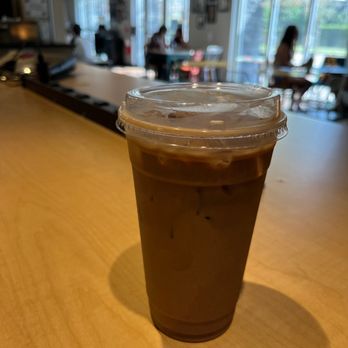 Felicitous - Chocolate Rose Latte w 2% milk - Coffee & Tea Near Me - Tampa, Florida