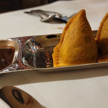 Neelam Indian Cuisine - Meat (lamb) Samosa with Tamarind Sauce - Indian Near Me - Berkeley Heights, New Jersey Neelam Indian Cuisine - Meat (lamb) Samosa with Tamarind Sauce - Indian Near Me - Berkeley Heights, New Jersey