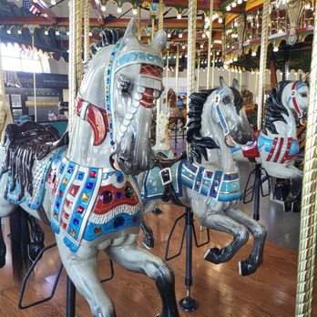 Gesa Carousel Of Dreams - A view of the carousel horses. - Carousels Near Me - Kennewick, Washington Gesa Carousel Of Dreams - A view of the carousel horses. - Carousels Near Me - Kennewick, Washington