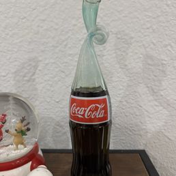Twisted bottleneck Coca Cola bottle