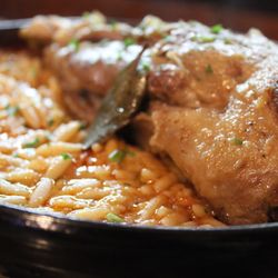 Maria's Mediterranean - Lamb Shank with orzo