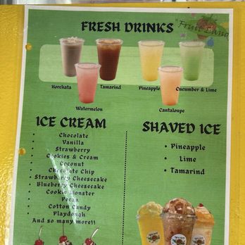 Fruit Land - menu - Ice Cream & Frozen Yogurt Near Me - Florence, Kentucky