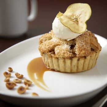 Harvest - a muffin on a plate with a scoop of ice cream - American Near Me - Chicago, Illinois Harvest - a muffin on a plate with a scoop of ice cream - American Near Me - Chicago, Illinois