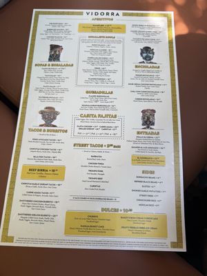 Menu photo 2 Vidorra Dallas, TX Menu photo 2 Vidorra Dallas, TX