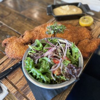 Lettuce & Tomato - Big A$$ Chicken Milanese - Gastropubs Near Me - North Miami Beach, Florida