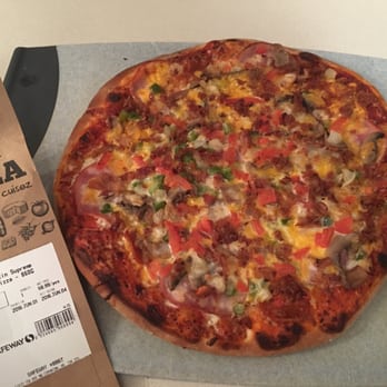 Safeway - Fresh take&bake pizza (no ingredients but it was bacon, pepperoni, ham, green peppers, canned mushrooms, fresh tomatoes, onions). - Grocery Near Me - Edmonton, Alberta Safeway - Fresh take&bake pizza (no ingredients but it was bacon, pepperoni, ham, green peppers, canned mushrooms, fresh tomatoes, onions). - Grocery Near Me - Edmonton, Alberta