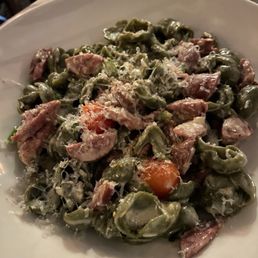Basil orecchiette pasta