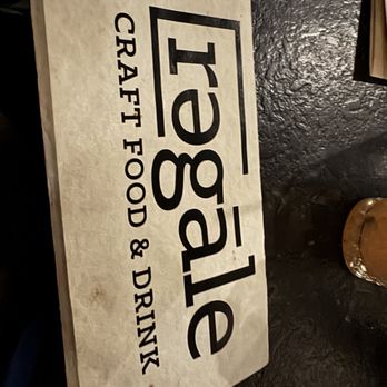 Regale Craft Food & Drink - Menu cover - Tapas/Small Plates Near Me - Macomb, Michigan Regale Craft Food & Drink - Menu cover - Tapas/Small Plates Near Me - Macomb, Michigan