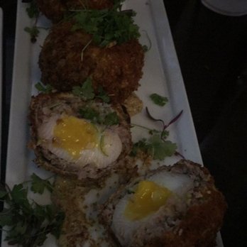 Limericks Tavern - Soft boiled egg outer layer taste like breadcrumbs with sausages! - Irish Near Me - Alhambra, California Limericks Tavern - Soft boiled egg outer layer taste like breadcrumbs with sausages! - Irish Near Me - Alhambra, California