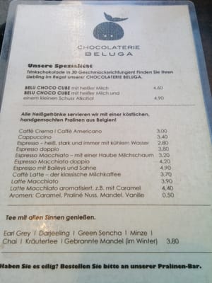 Menu photo 4 Chocolaterie Beluga Munich, BY Menu photo 4 Chocolaterie Beluga Munich, BY
