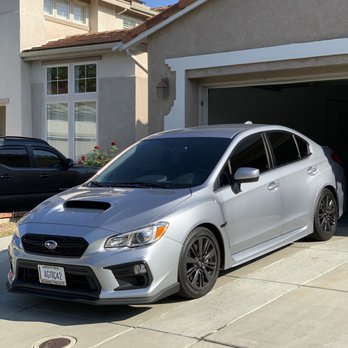 Blacked Out Window Tint - Baking in the sun to finish her up - Car Window Tinting Near Me - Chula Vista, California Blacked Out Window Tint - Baking in the sun to finish her up - Car Window Tinting Near Me - Chula Vista, California