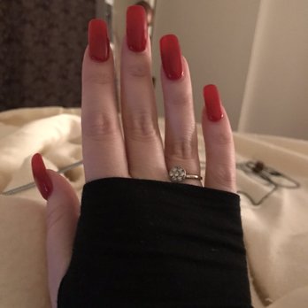 Modern Nails - My signature Red name!!! - Nail Salons Near Me - Eastanollee, Georgia