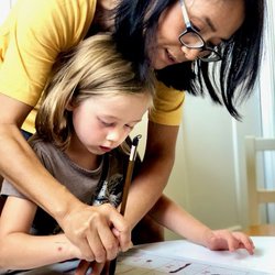 Milwaukee Chinese Culture & Language Services - Calligraphy with Chinese brush