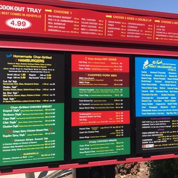 Cook Out - Super price and excellent flavor and quality - Fast Food Near Me - Asheville, North Carolina