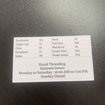 Royal Threading - Services/Prices - Threading Services Near Me - Simi Valley, California Royal Threading - Services/Prices - Threading Services Near Me - Simi Valley, California