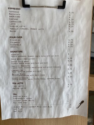 Menu photo 4 Andante Coffee Roaster Los Angeles, CA Menu photo 4 Andante Coffee Roaster Los Angeles, CA