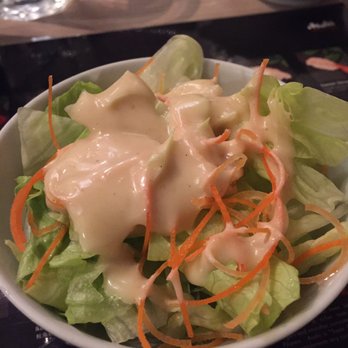 Tsuru Sushi - House Salad- the dressing is super good! - Japanese Near Me - San Leandro, California Tsuru Sushi - House Salad- the dressing is super good! - Japanese Near Me - San Leandro, California
