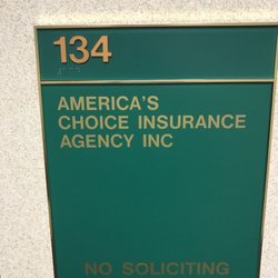 America's Choice Insurance Agency - At the door