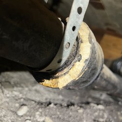 Bunnies Plumbing & Trenchless Technology - Cast Iron Kitchen Drain Line.