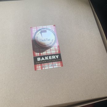 Devil's Food Bakery - Box and logo sorry ate all the pastries for. Hahaha - Bakeries Near Me - Denver, Colorado