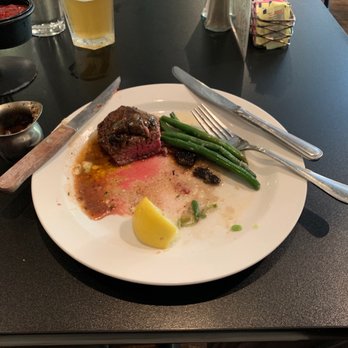 Cafe Bruges - Half of my delicious steak - Belgian Near Me - Carlisle, Pennsylvania