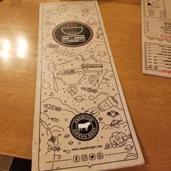 Soup N Burger - Menu Cover - Soup Near Me - Brooklyn, New York