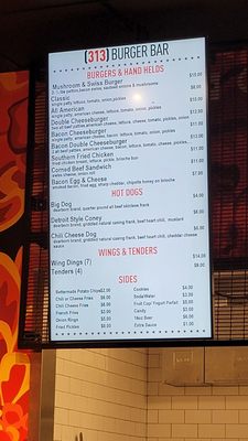 Menu photo 1 313 Burger Bar Detroit, MI