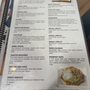 El Lago Mexican Grill - Menu - Tex-Mex Near Me - Gore, Oklahoma