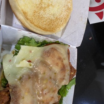 Chick-fil-A - here's the wrong order !!! I order regular not spicy !!! - Fast Food Near Me - Northridge, California