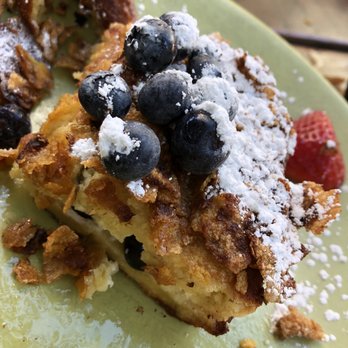 Berkeley Social Club - Mascarpone Blueberry Stuffed Crunch French Toast - $14 - Breakfast & Brunch Near Me - Berkeley, California