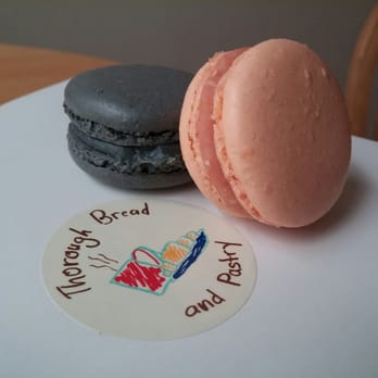 Thorough Bread & Pastry - Black sesame and blood orange macarons - Sandwiches Near Me - San Francisco, California Thorough Bread & Pastry - Black sesame and blood orange macarons - Sandwiches Near Me - San Francisco, California