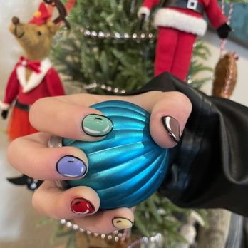 Apple Nails & Spa - Comic book nails that my daughter wanted! - Nail Salons Near Me - Mesa, Arizona