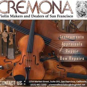 Cremona - Musical Instruments & Teachers Near Me - San Francisco, California Cremona - Musical Instruments & Teachers Near Me - San Francisco, California