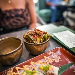 Onesan Dim Sum & Sushi - Garlic Edamame