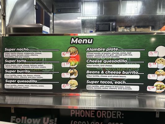 Menu photo 1 Alams Taqueria Elk Grove , CA