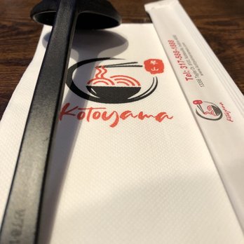 Kotoyama Ramen - Napkin and utensils - Ramen Near Me - Noblesville, Indiana