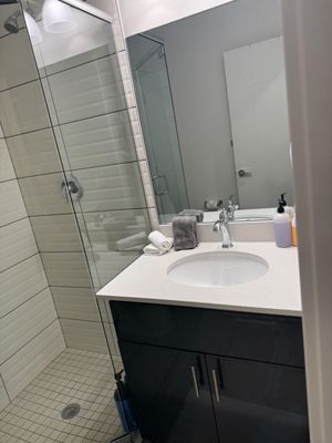 Bathroom Cleaning - Focused on maintaining the hygiene, appearance, and freshness of your bathroom. Our detailed cleaning process covers every aspect of the bathroom, including sinks, toilets, showers, bathtubs, mirrors, and floors. We use eco-friendly cleaning products that effectively remove soap scum, grime, and hard water stains while ensuring a sanitized environment. Whether it's a routine clean or a deep scrub, our goal is to leave your bathroom sparkling clean, odor-free, and inviting. With Bathroom Cleaning, you can enjoy a pristine and well-maintained space without the hassle. Bathroom Cleaning - Focused on maintaining the hygiene, appearance, and freshness of your bathroom. Our detailed cleaning process covers every aspect of the bathroom, including sinks, toilets, showers, bathtubs, mirrors, and floors. We use eco-friendly cleaning products that effectively remove soap scum, grime, and hard water stains while ensuring a sanitized environment. Whether it's a routine clean or a deep scrub, our goal is to leave your bathroom sparkling clean, odor-free, and inviting. With Bathroom Cleaning, you can enjoy a pristine and well-maintained space without the hassle.