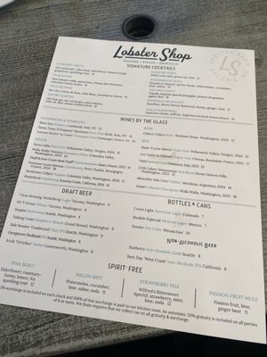 Menu photo 2 Lobster Shop Tacoma, WA