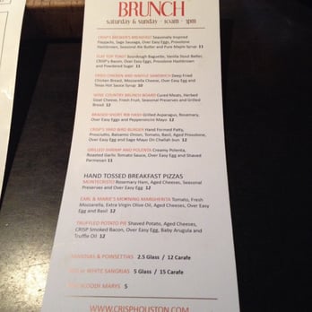 Crisp - Brunch menu & drinks - Italian Near Me - Houston, Texas Crisp - Brunch menu & drinks - Italian Near Me - Houston, Texas