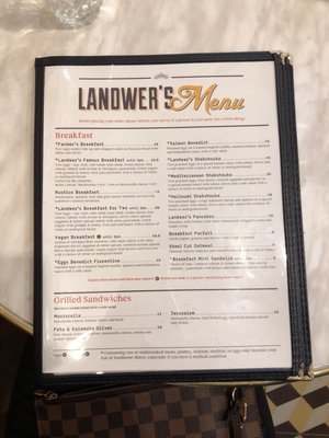 Menu photo 7 Cafe Landwer Boston, MA