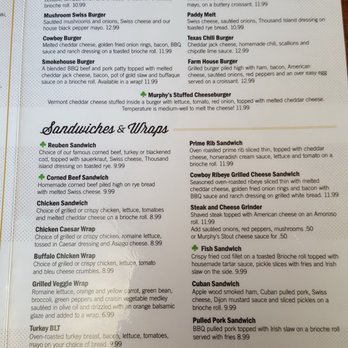 Murphy's Pub - Menu - Irish Near Me - Agawam, Massachusetts