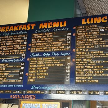 Pipes Cafe - Menu - American Near Me - Cardiff, California