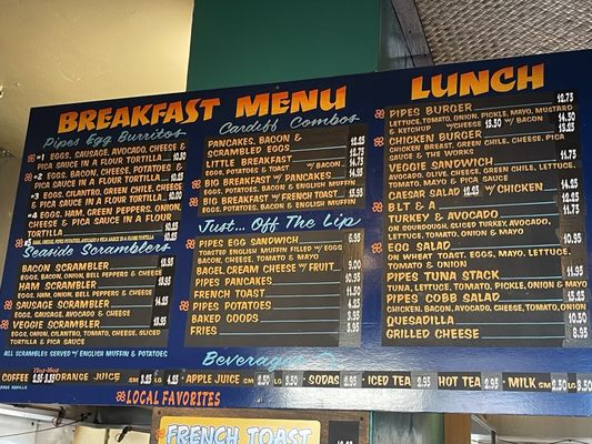 Menu photo 4 Pipes Cafe Cardiff, CA
