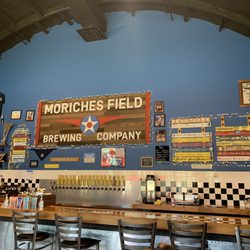 Moriches Field Brewing - The board. Beautiful.