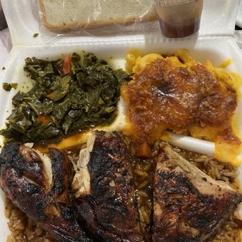 Dirty Tiff's Cafe - 1/4 jerk dark... just okay - Soul Food Near Me - Chicago, Illinois