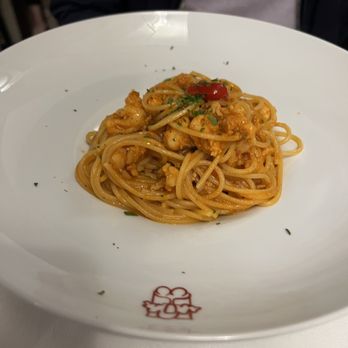 Antiche Carampane - Spaghetti with shrimps and prawns - Italian Near Me - Venezia, VE Antiche Carampane - Spaghetti with shrimps and prawns - Italian Near Me - Venezia, VE