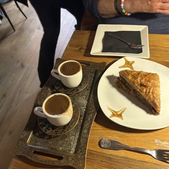 Çka Ka Qëllue - Baklava and Turkish coffee - Modern European Near Me - New York, New York Çka Ka Qëllue - Baklava and Turkish coffee - Modern European Near Me - New York, New York