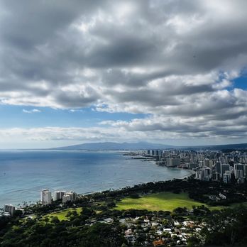 Diamond Head Lookout - View of Waikiki from the top - Parks Near Me - Honolulu, Hawaii
