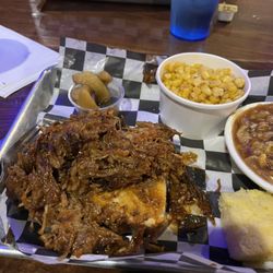 Smokin' Eagle BBQ & Brew - Sloppy Joe made with pulled pork,  or good